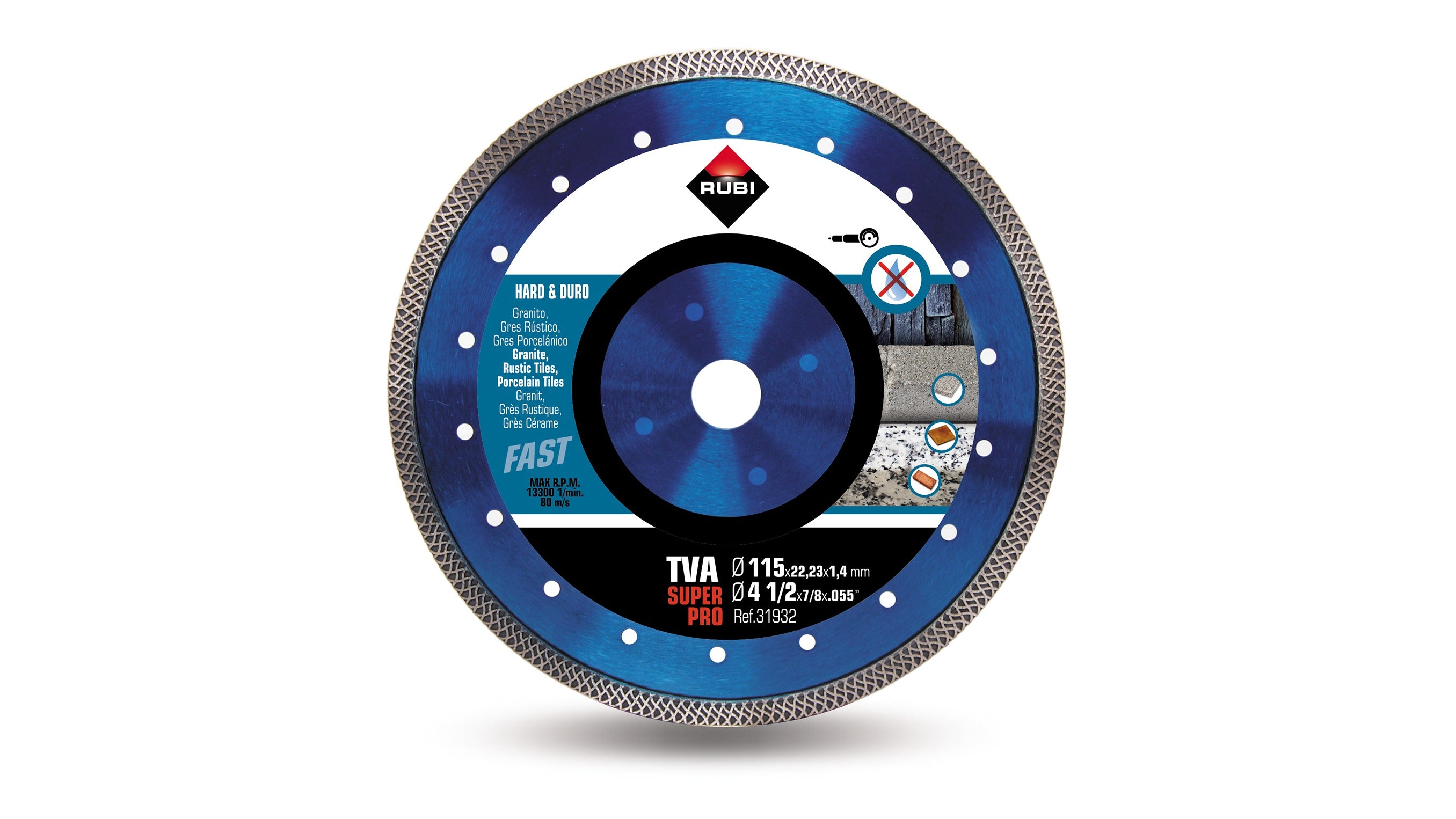 Rubi TVA 115 Super Pro Porcelain Blade
