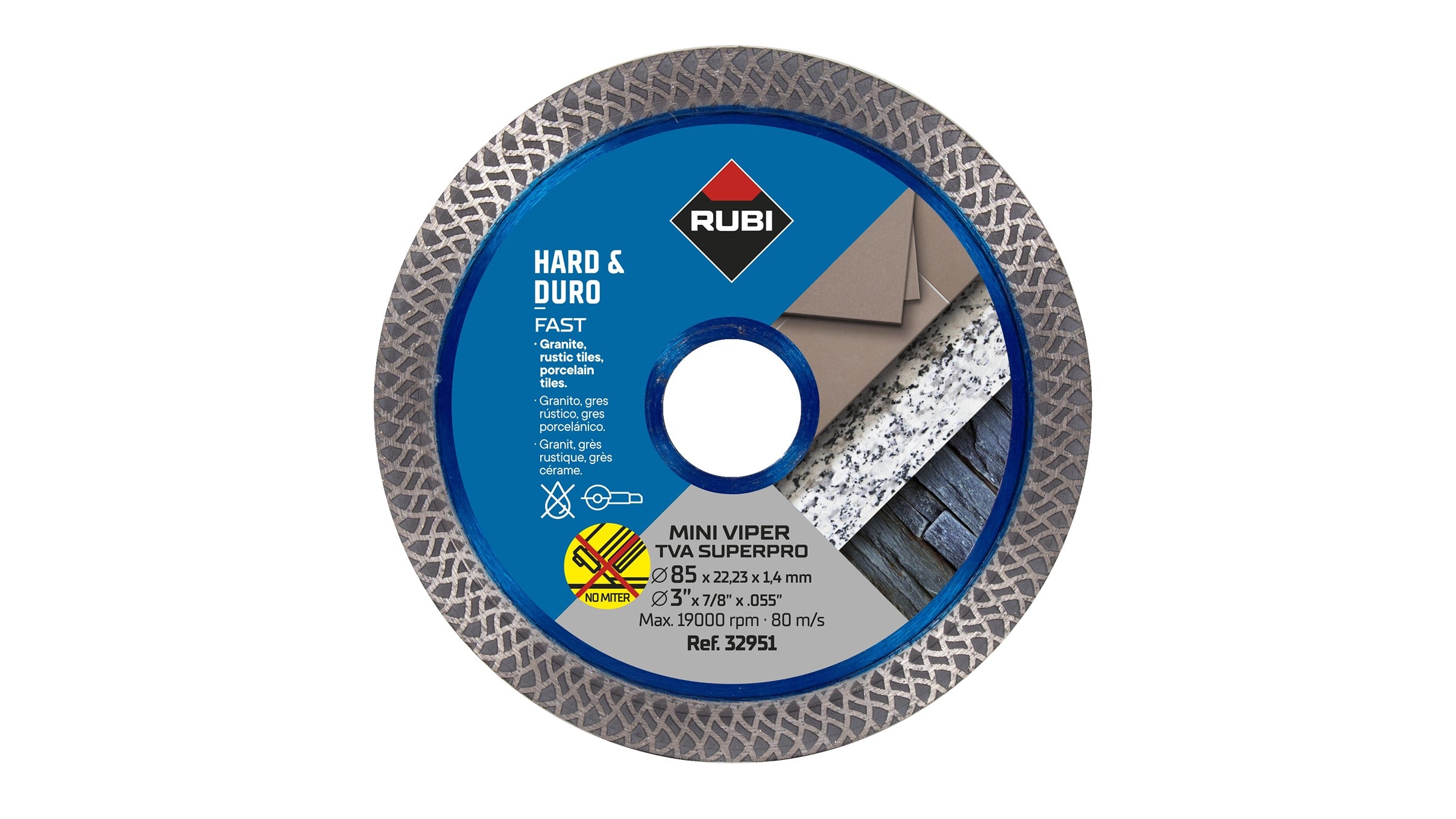 Rubi TVA 115 Super Pro Porcelain Blade