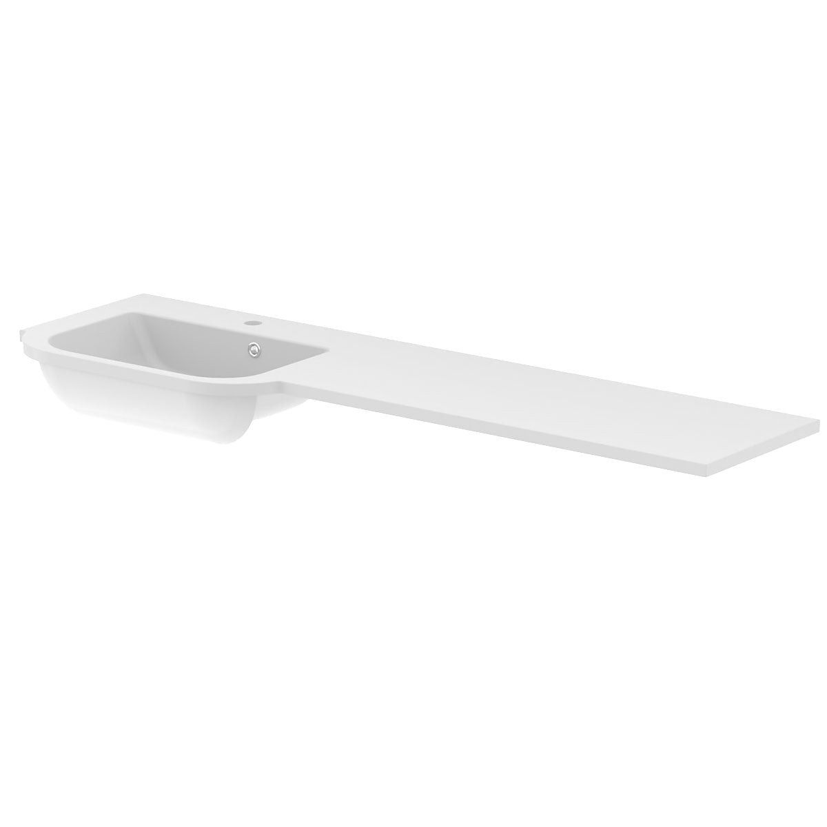 Derwent Semi Recessed Wing Basin 1542mm Left Bowl