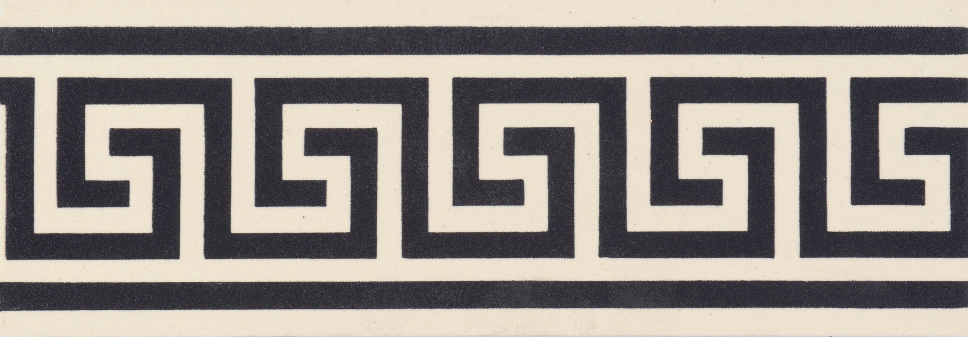 Original Style Victorian Greek Key Border