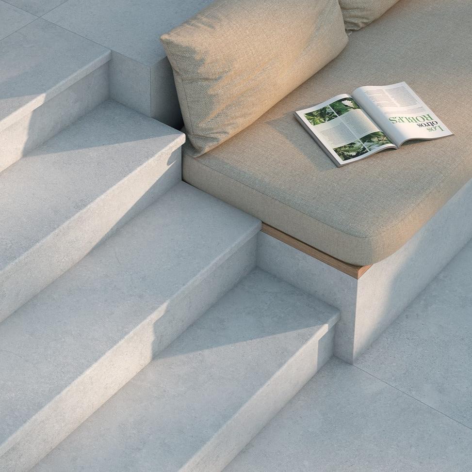 Lyric Grey Stone Effect Floor Tile 60x60cm