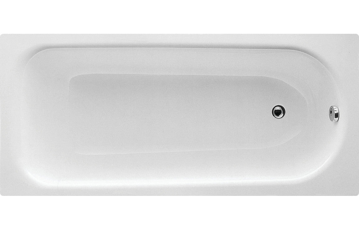 Dulyn Steel Single End 1600x700x500mm 2TH Bath w/Legs