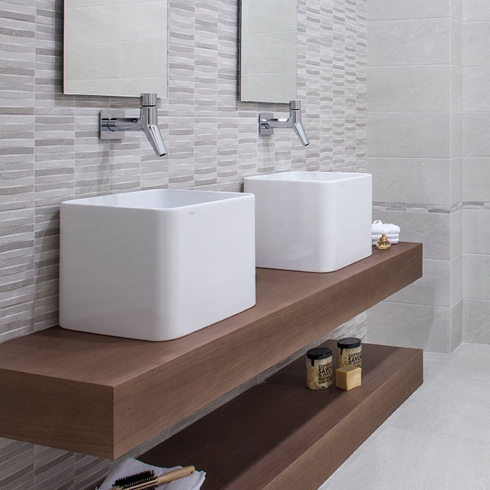 Brantano Blanco Mosaic Decor Tile 25x50cm