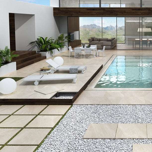 Brantano Beige Floor Porcelain Tile 60x60cm
