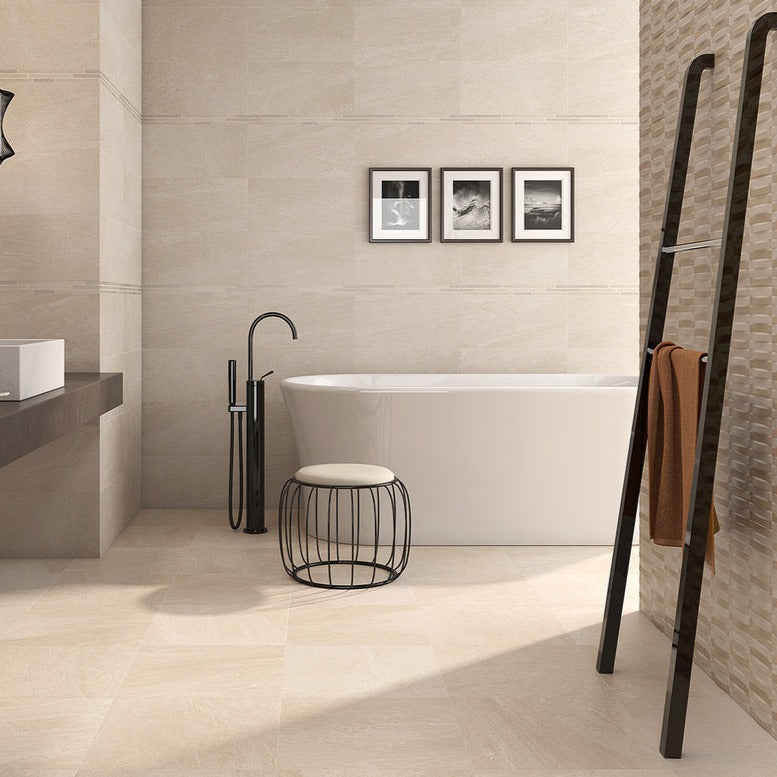 Brantano Beige Floor Porcelain Tile 60x60cm