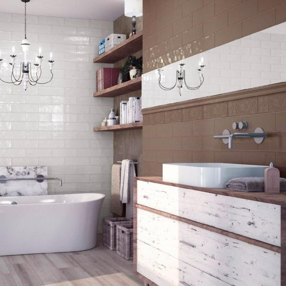 Bulevar Brown Wall Tile 10x30cm