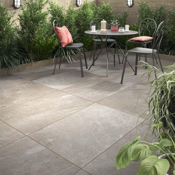 Broomhill Beige Outdoor Porcelain Slab Tile 60x90cm