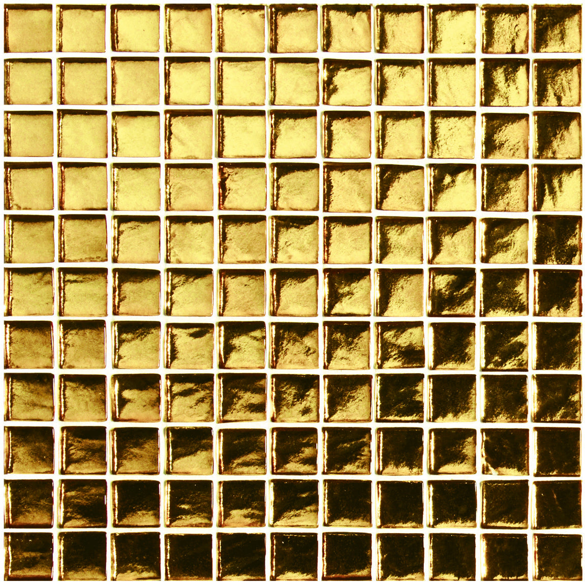 Byzantium Gold Glass Mosaic Wall Tile 29x29cm