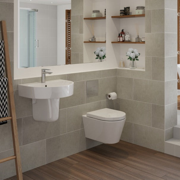 Colleen Rimless Wall Hung WC & Soft Close Seat