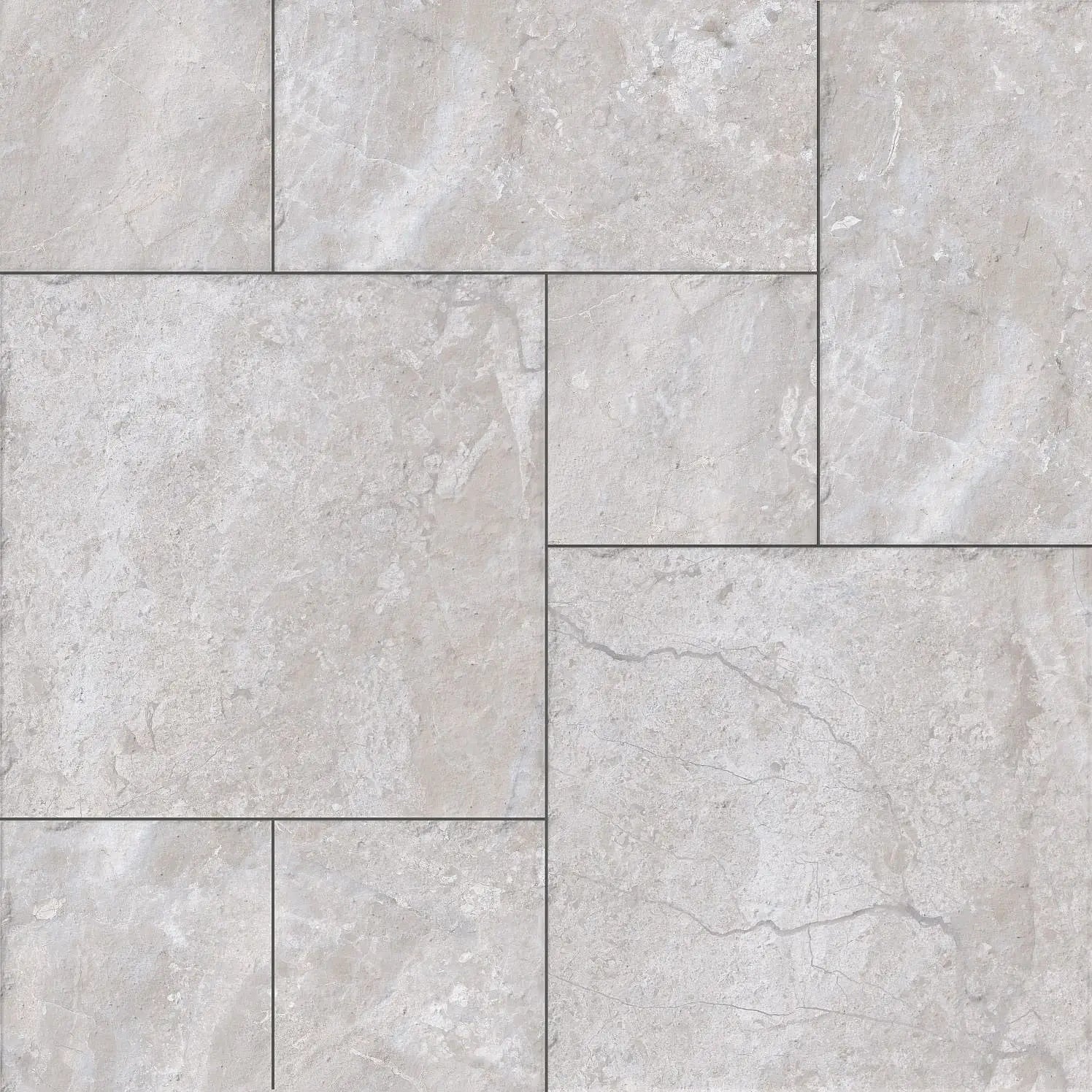 Chester Silver Modular Opus Pattern Tile