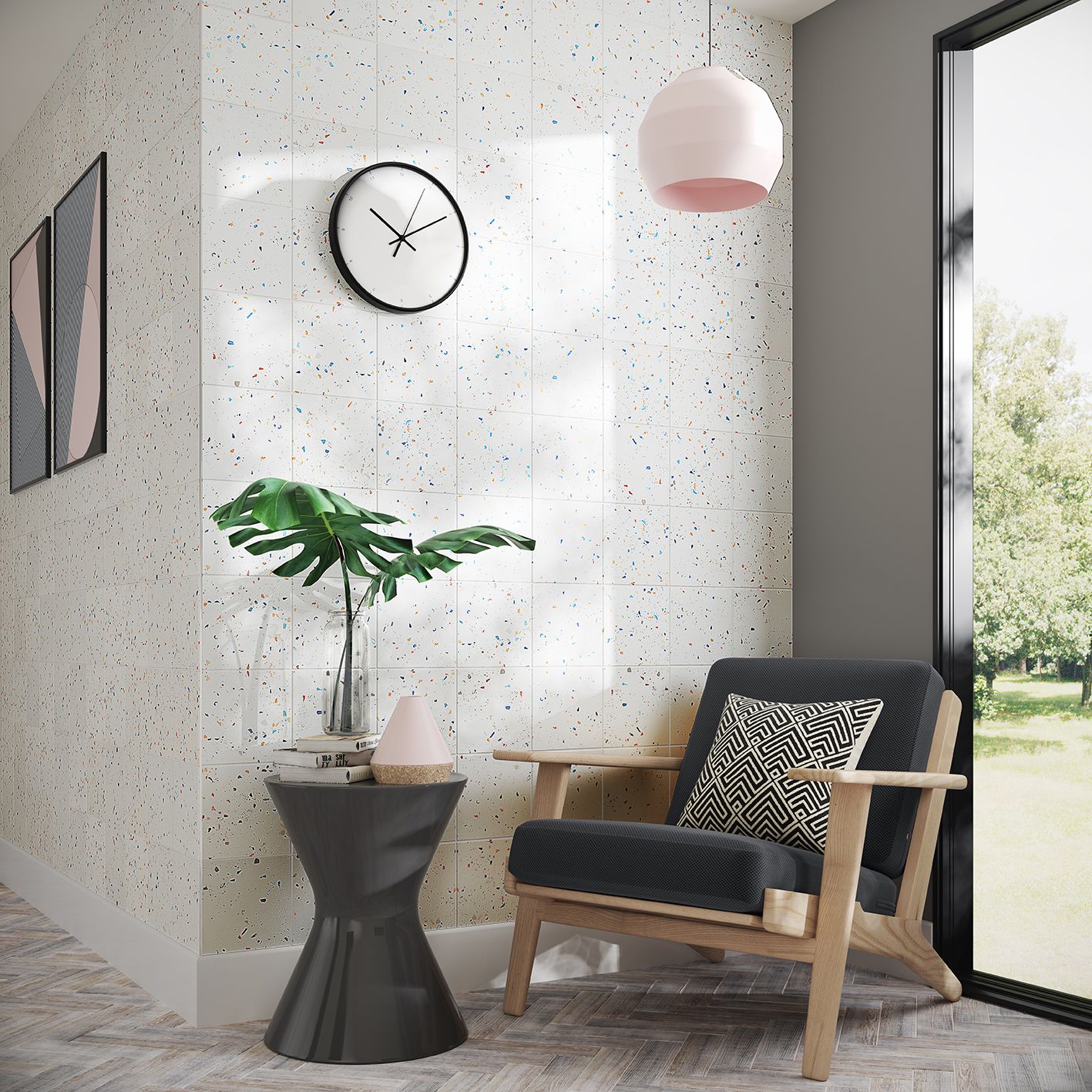 Crafted Confetti Tutti Frutti Porcelain Tile 18x18cm-Verona-P10531