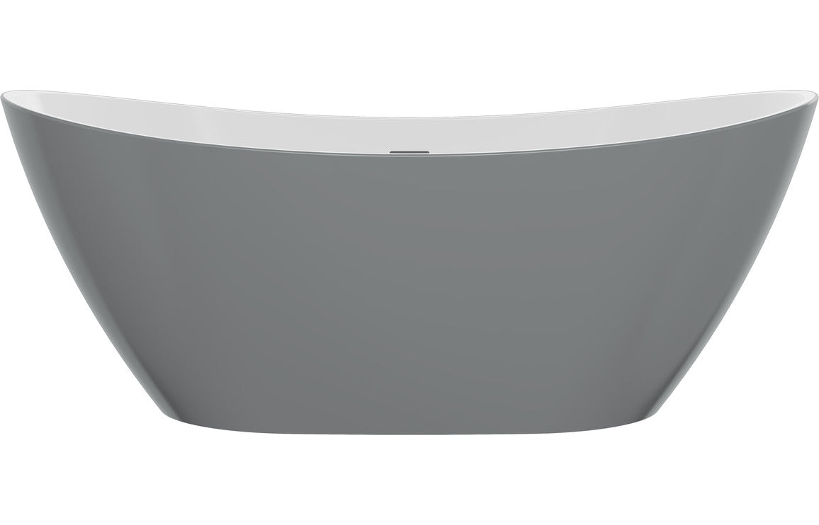 Cefni Freestanding 1700x780x690mm Bath - Grey