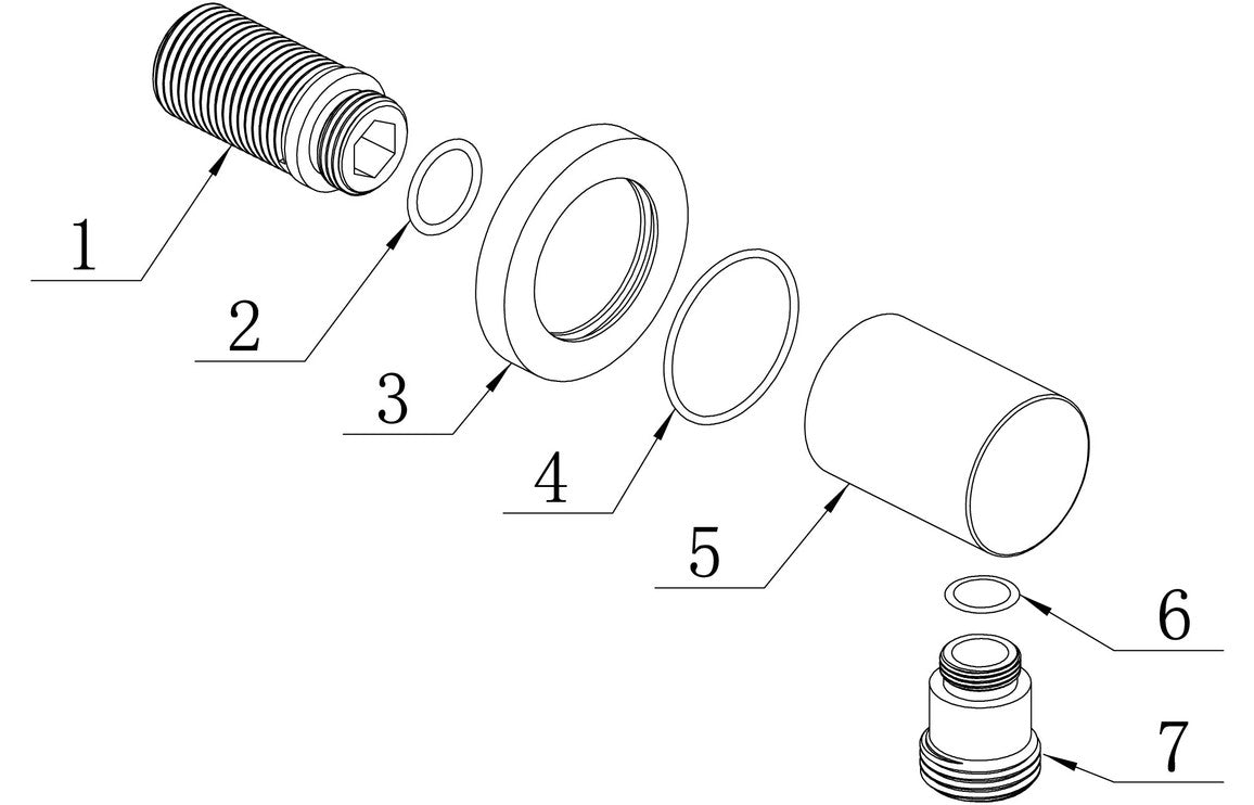 Chrome Wall Outlet Elbow - Round