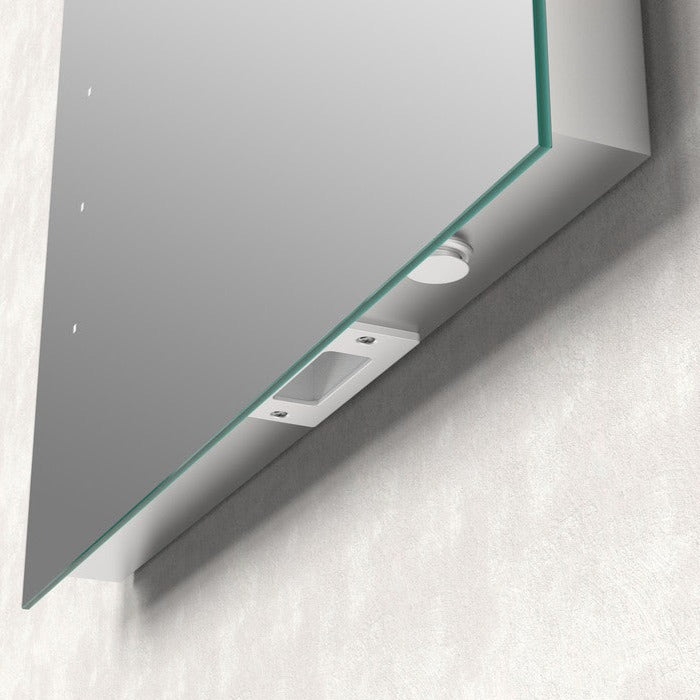 Finlo Rectangle Battery-Operated LED Mirror