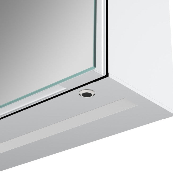 Rika 600mm 2 Door Front-Lit LED Mirror Cabinet