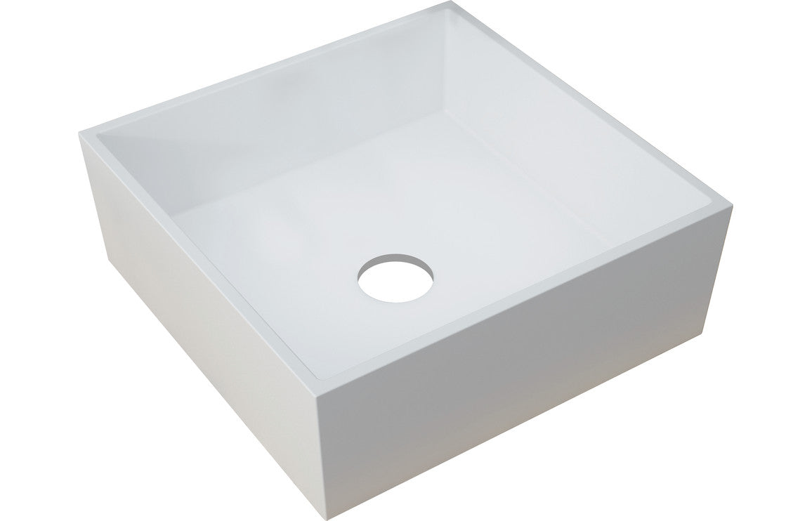 Sabby 426mm Square Resin Basin