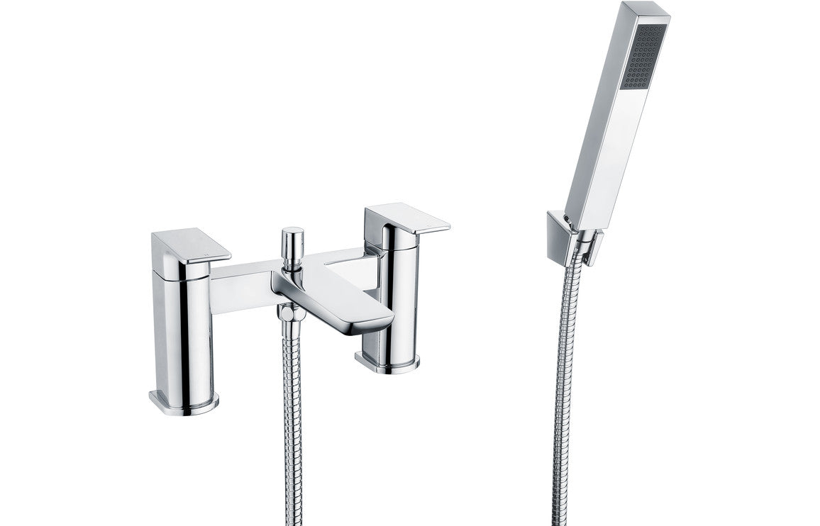 Bettola Bath/Shower Mixer - Shower Kit - Chrome