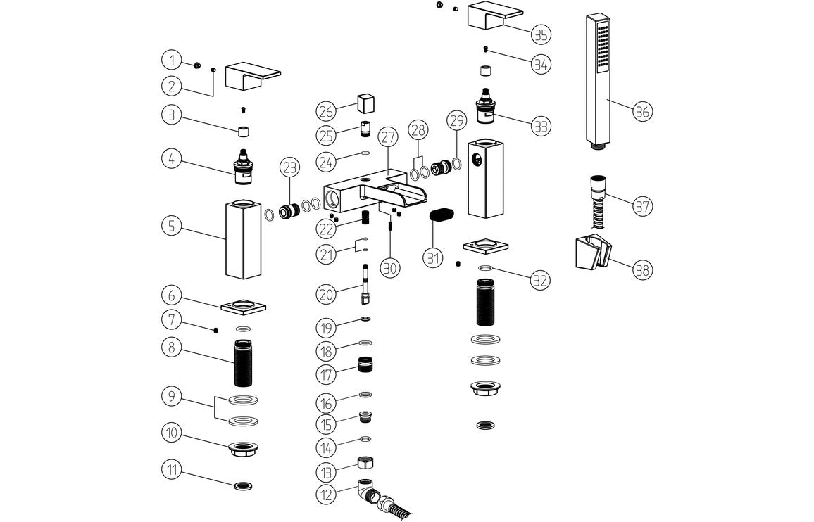 Ienna Bath/Shower Mixer - Chrome