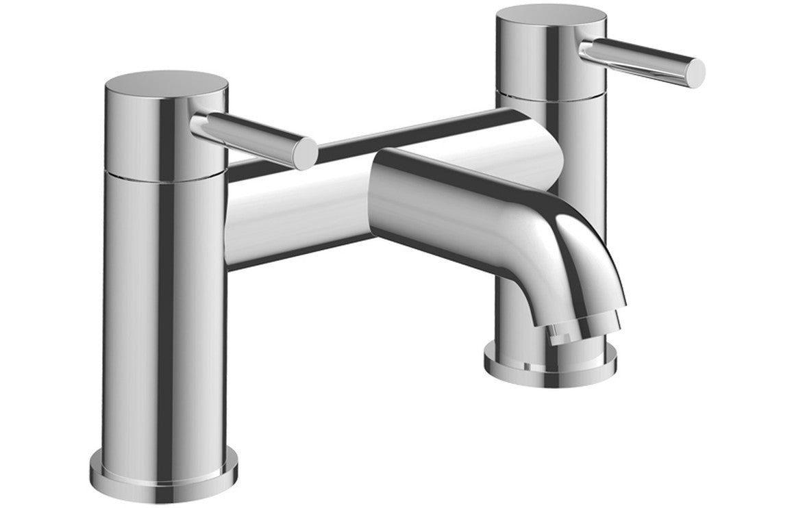 Pescara Bath Filler - Chrome