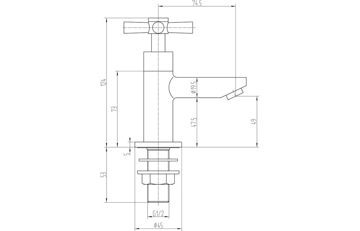 Haka Basin Taps - Chrome