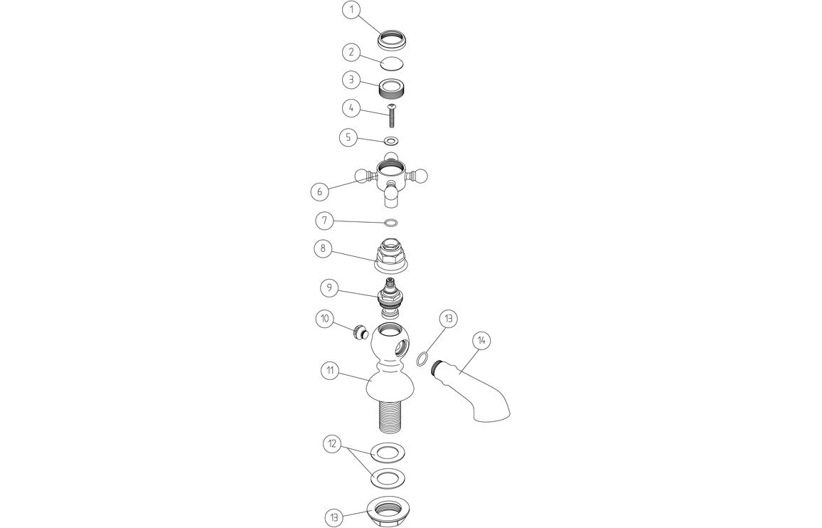 Marlow Basin Pillar Taps - Chrome