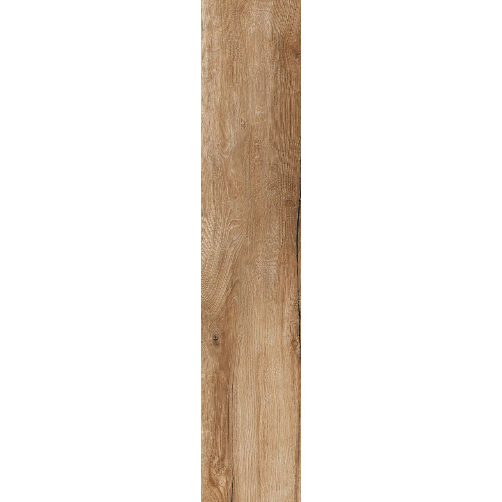 Tavola Nut Wood Effect Porcelain Floor Tile 24x120cm