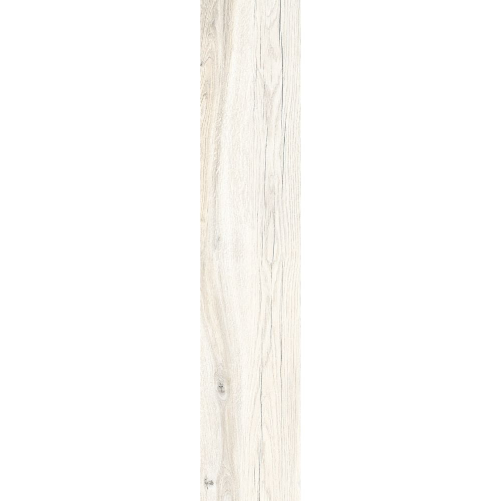 Tavola Ivory Wood Effect Porcelain Floor Tile 24x120cm