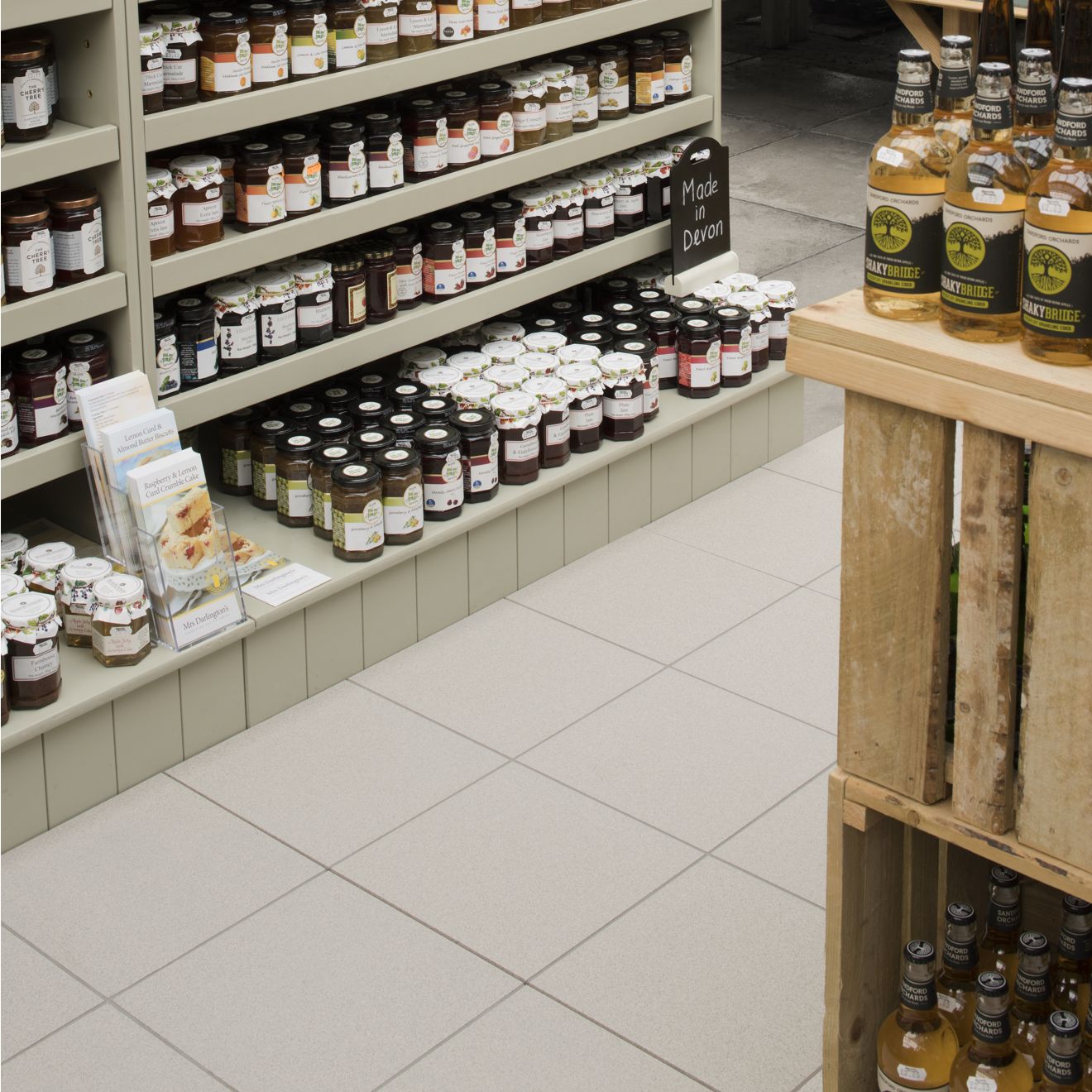 Dorset Woolliscroft Textured Steel Grey Slip Resistant Quarry Tile 300x300mm