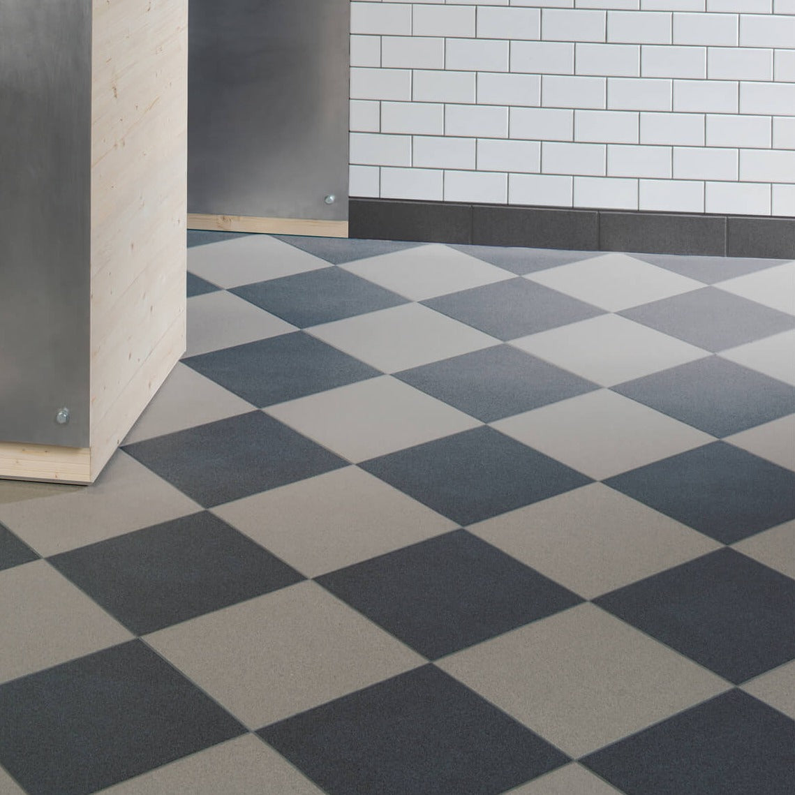 Dorset Woolliscroft Flat Steel Grey Slip Resistant Quarry Tile 148x148mm