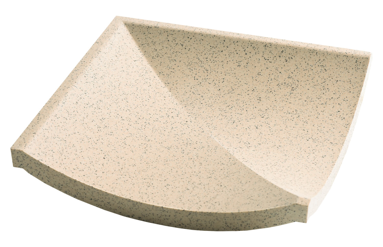 Dorset Woolliscroft Channel Corner Quartz Quarry Tile 148x148mm