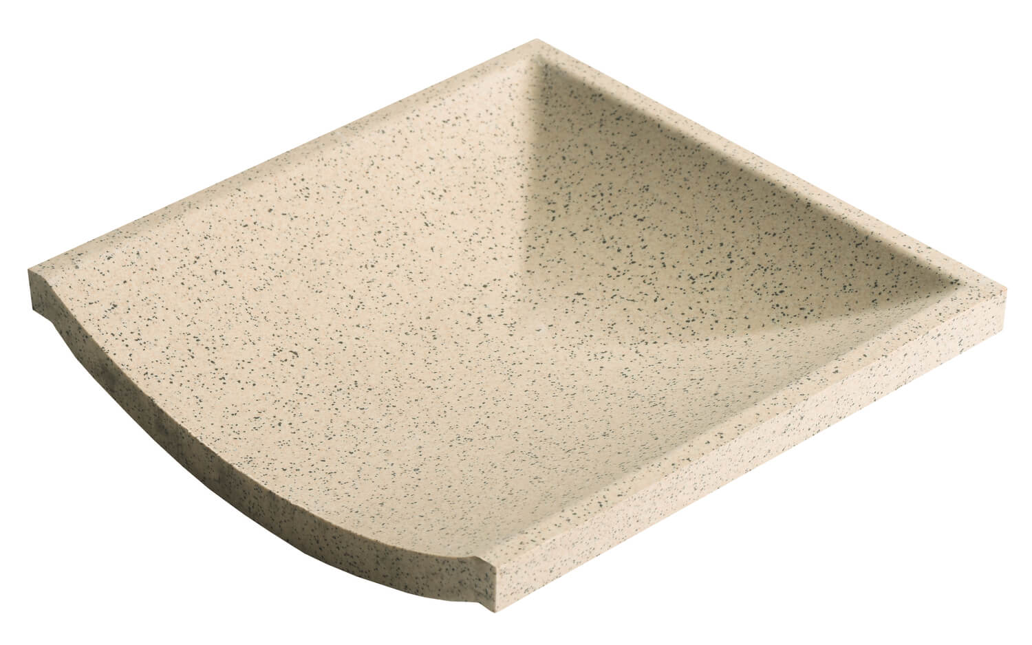 Dorset Woolliscroft Channel Stop Quartz Quarry Tile 148x148mm