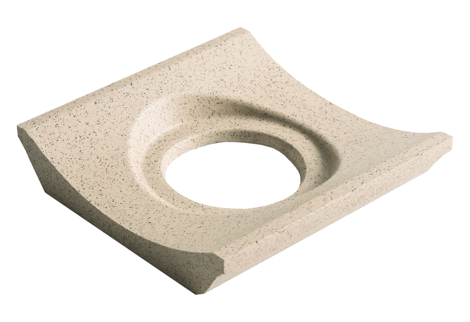 Dorset Woolliscroft Channel Outlet Quartz Quarry Tile 148x148mm