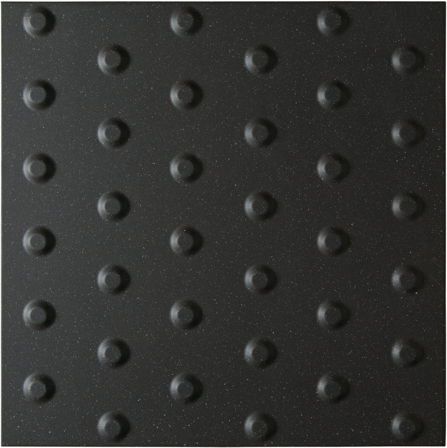 Dorset Woolliscroft Tactile Blister Anthracite Slip Resistant Quarry Tile 400x400mm
