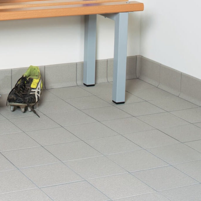 Dorset Woolliscroft Luna Steel Grey Slip Resistant Quarry Tile 148x148mm