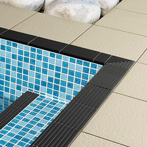 Dorset Woolliscroft Black Step Tread Slip Resistant Quarry Tile 100x100mm