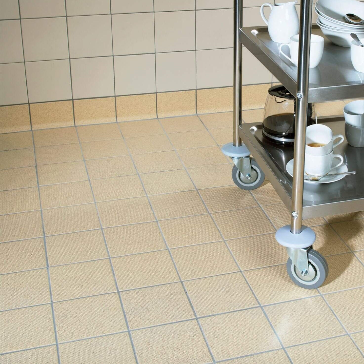 Dorset Woolliscroft Pinhead Stone Slip Resistant Quarry Tile 148x148mm