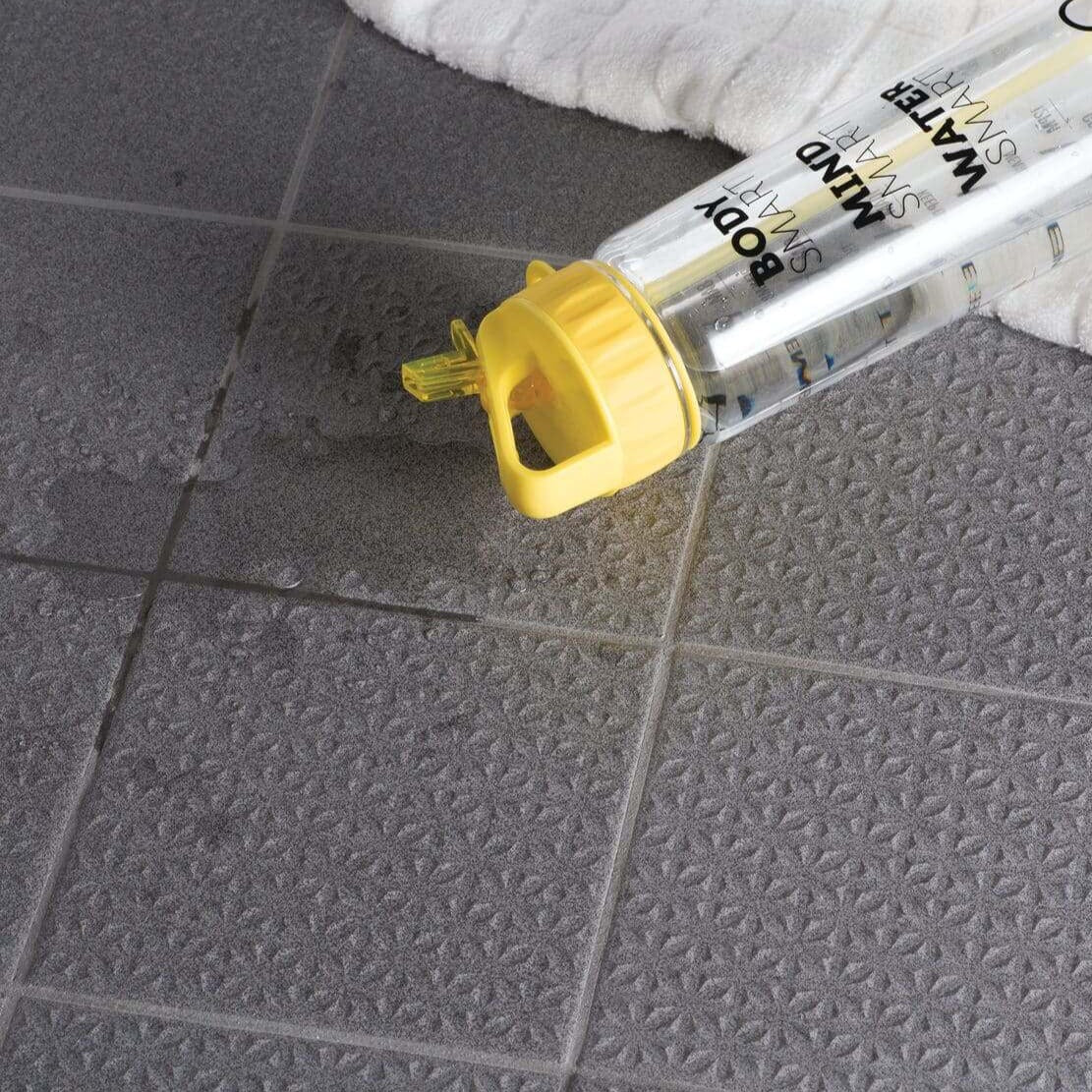 Dorset Woolliscroft Tetra Dark Grey Slip Resistant Quarry Tile 300x300mm