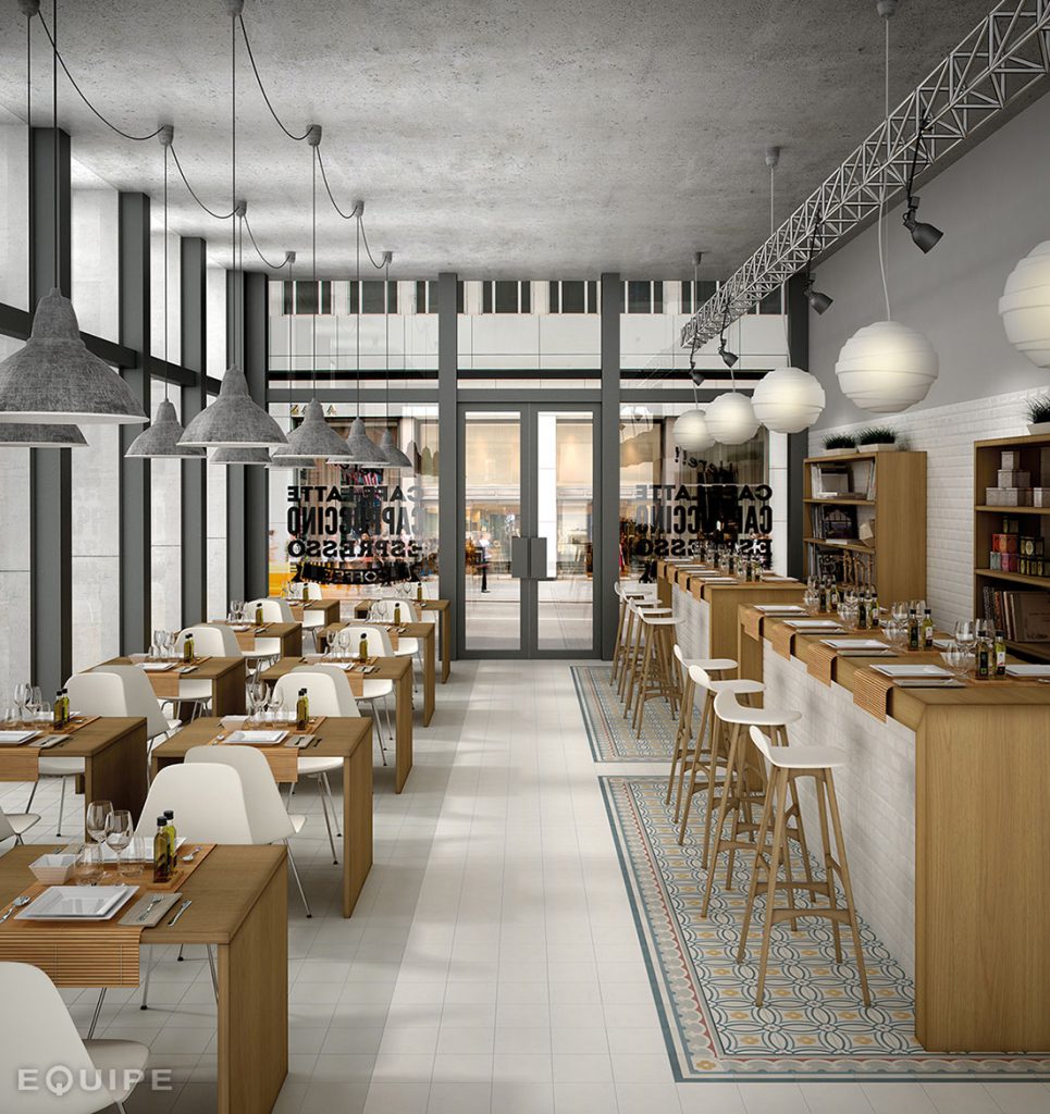 Equipe Caprice Plain White Porcelain Tile 20x20cm