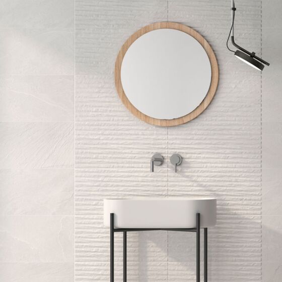 Garonne Moon Lined Matt Ceramic Wall Tile 30x60cm-Verona-P12779