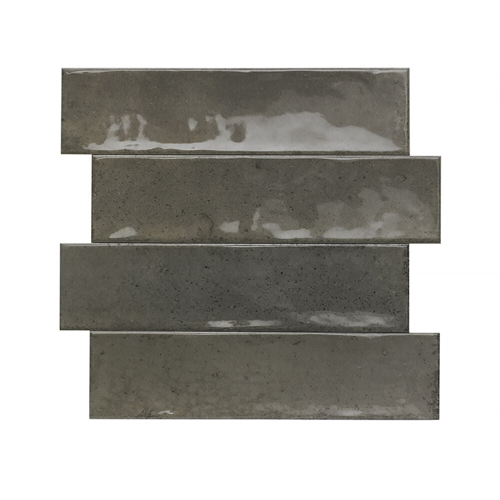 Hope Ash Gloss Ceramic Wall Tile 7.5x30cm-Verona-P11061