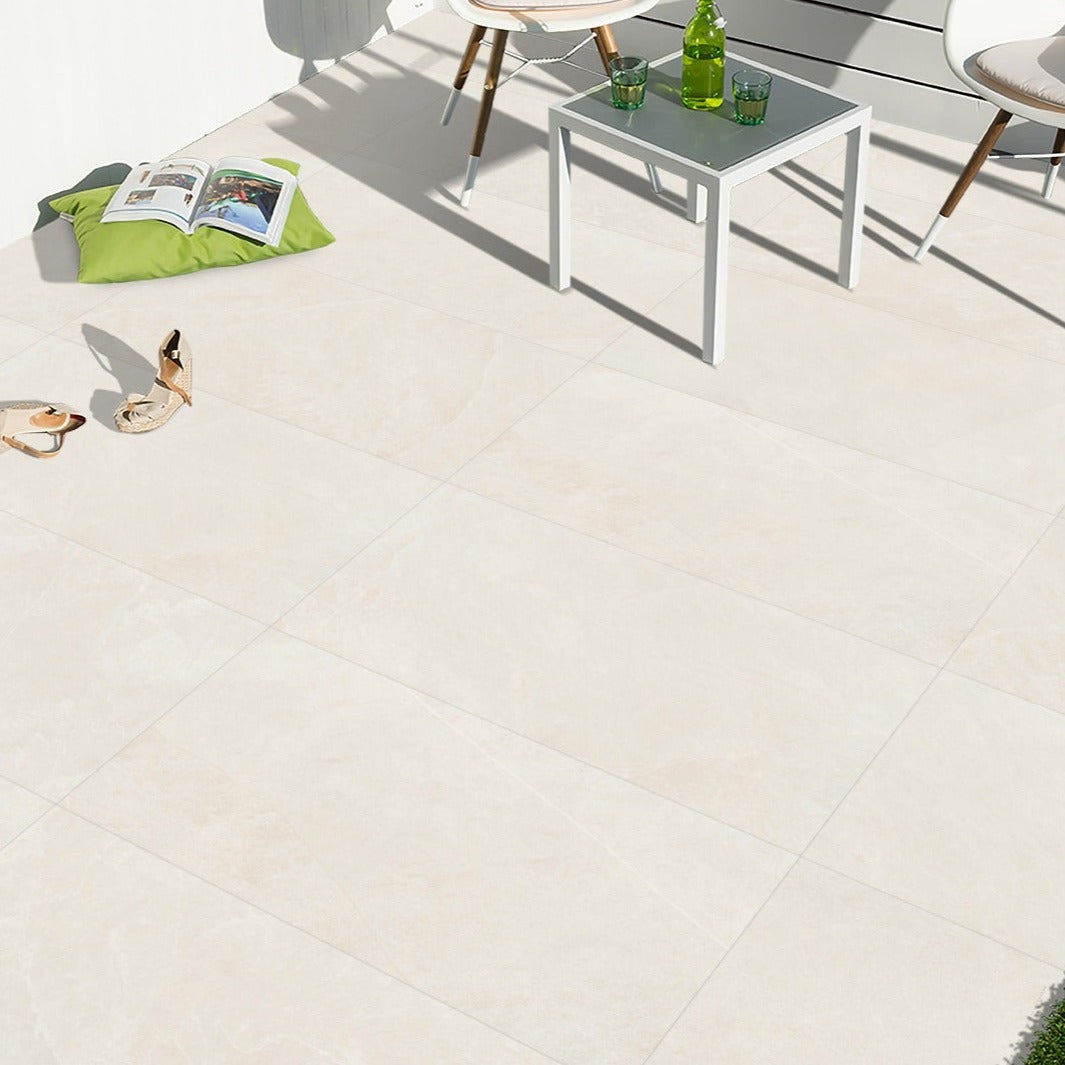 Hyndford Sand Outdoor Porcelain Slab Tile 60x120cm