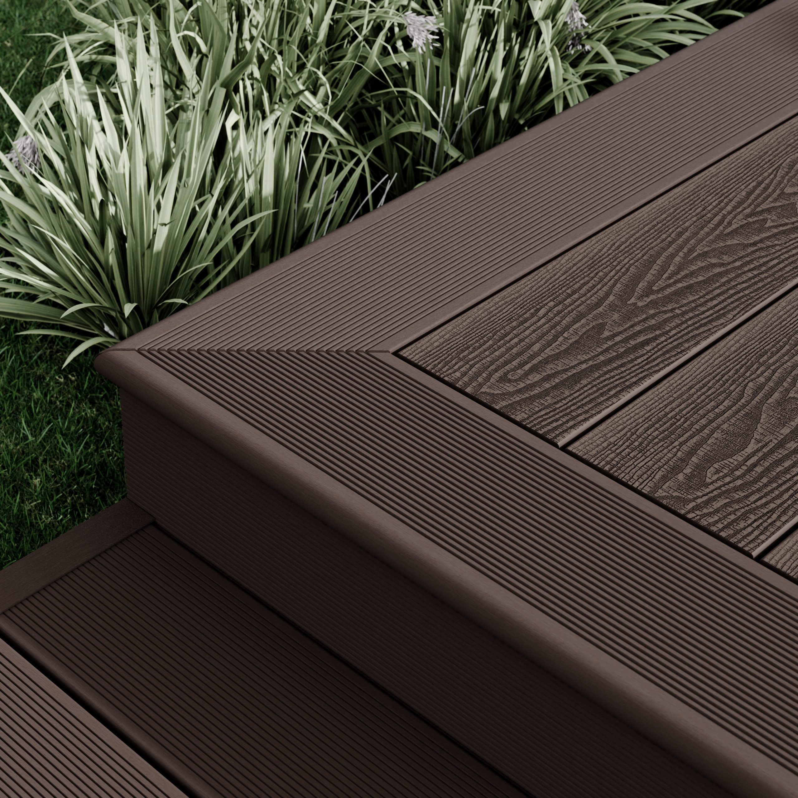 Allur Composite Decking - Chocolate