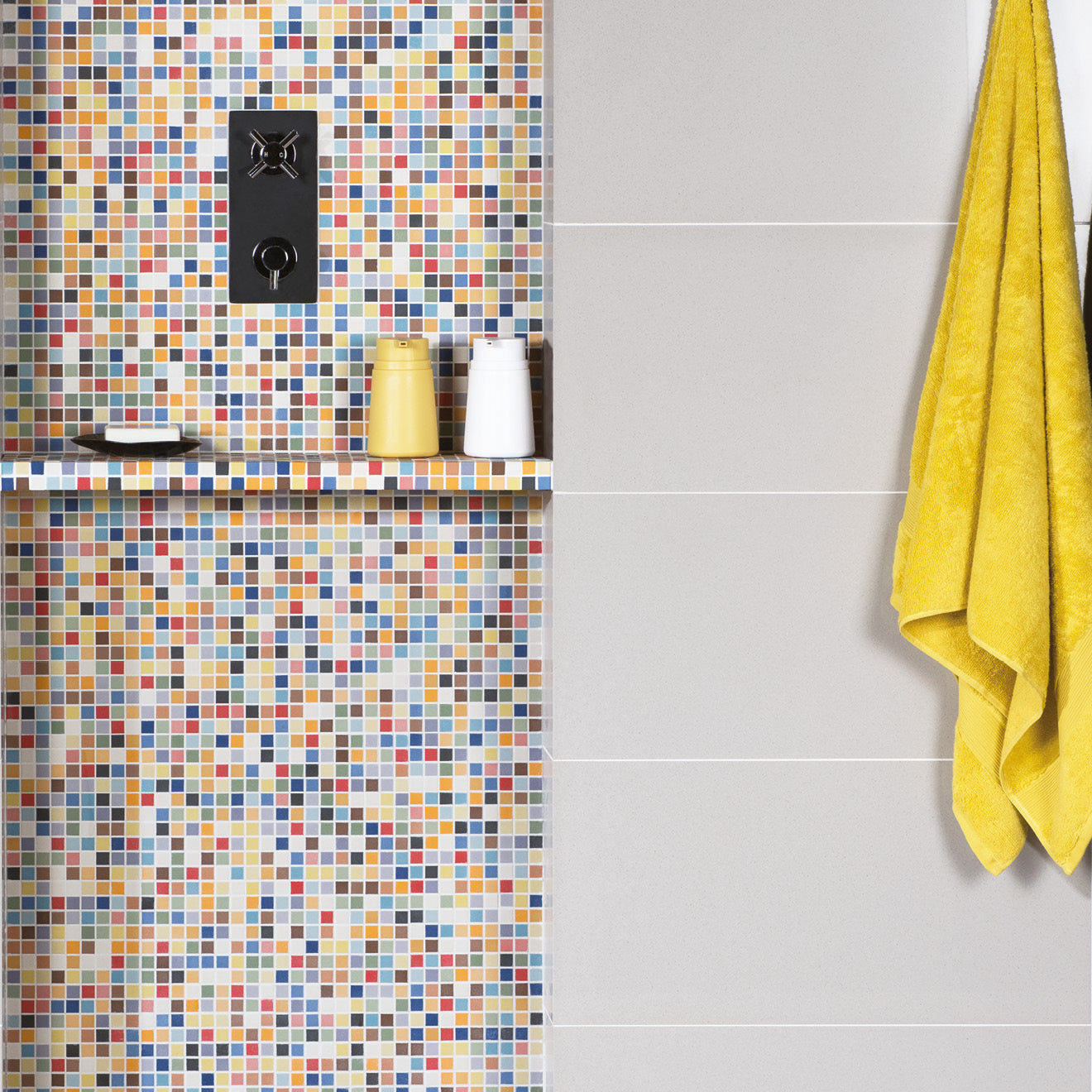 Ibiza Multicoloured Mosaic Floor & Wall Tile 30x30cm