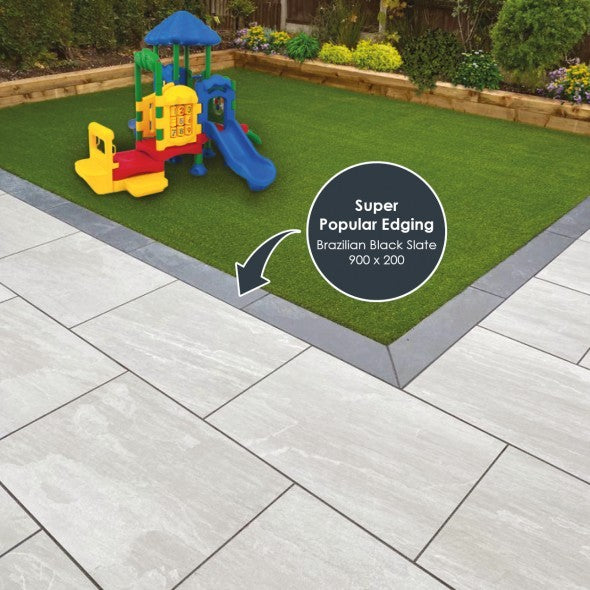 Kandla Silver Grey Outdoor Porcelain Slab Tile 60x90cm