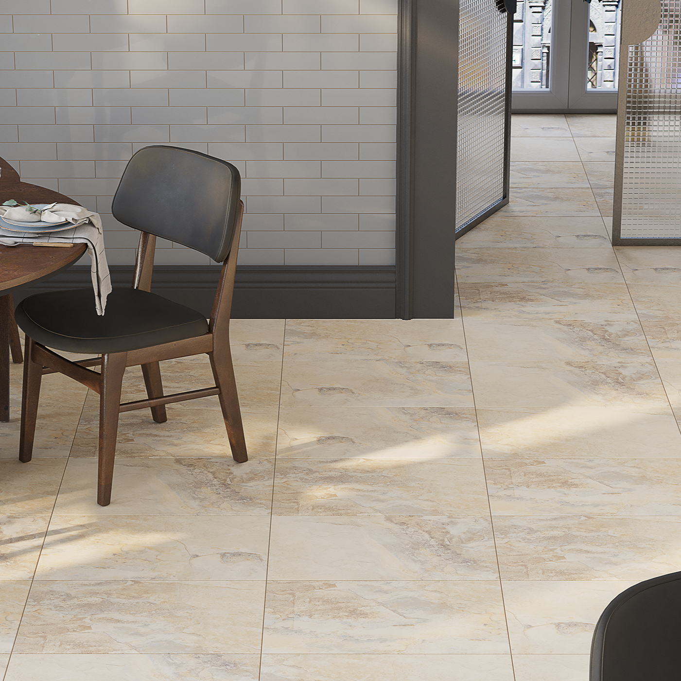 Yurtbay Keystone Cream Matt Porcelain Tile 40x60cm