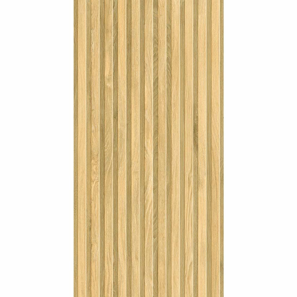 Kinabalu Light Oak Wood Effect Matt Glazed Porcelain Panel 60x120cm-Verona-P13609
