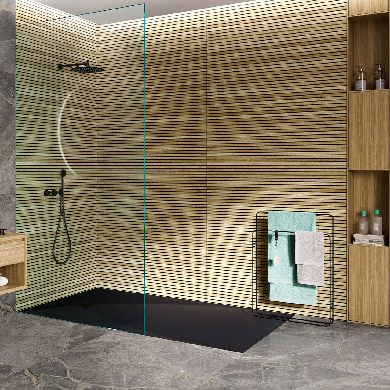 Lexington Light Oak Slat Decor Tile 60x120cm