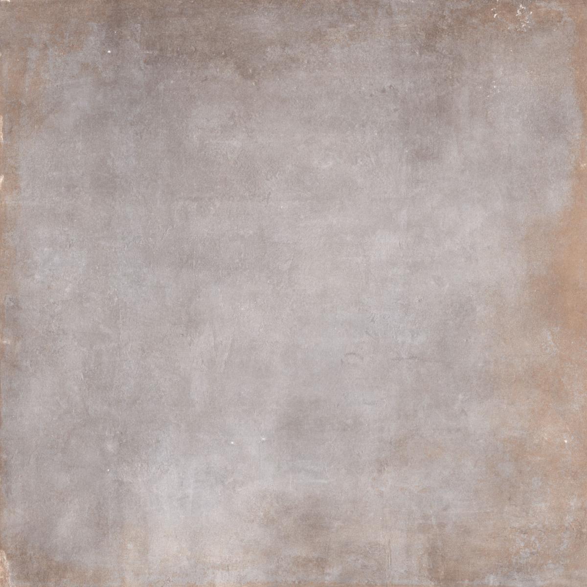 Manhattan Concrete Effect Taupe and Copper Porcelain Tile 80x80cm