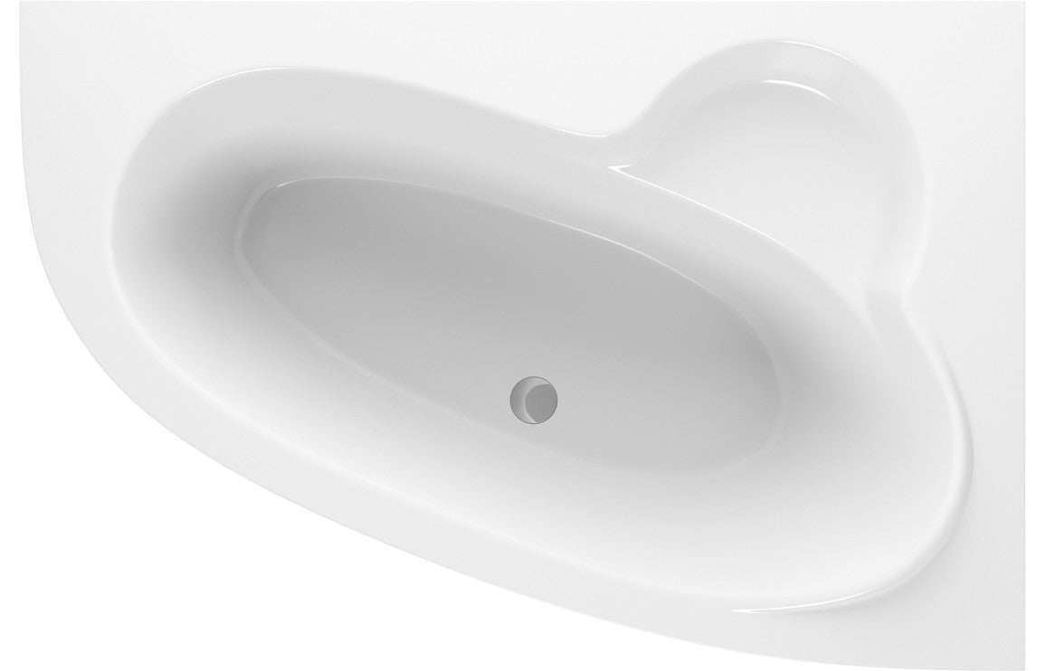 Trojan Orlando Offset Corner Bath 1500x1040mm