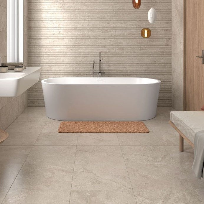 Himalaya Beige Porcelain Floor Tile 45x45cm